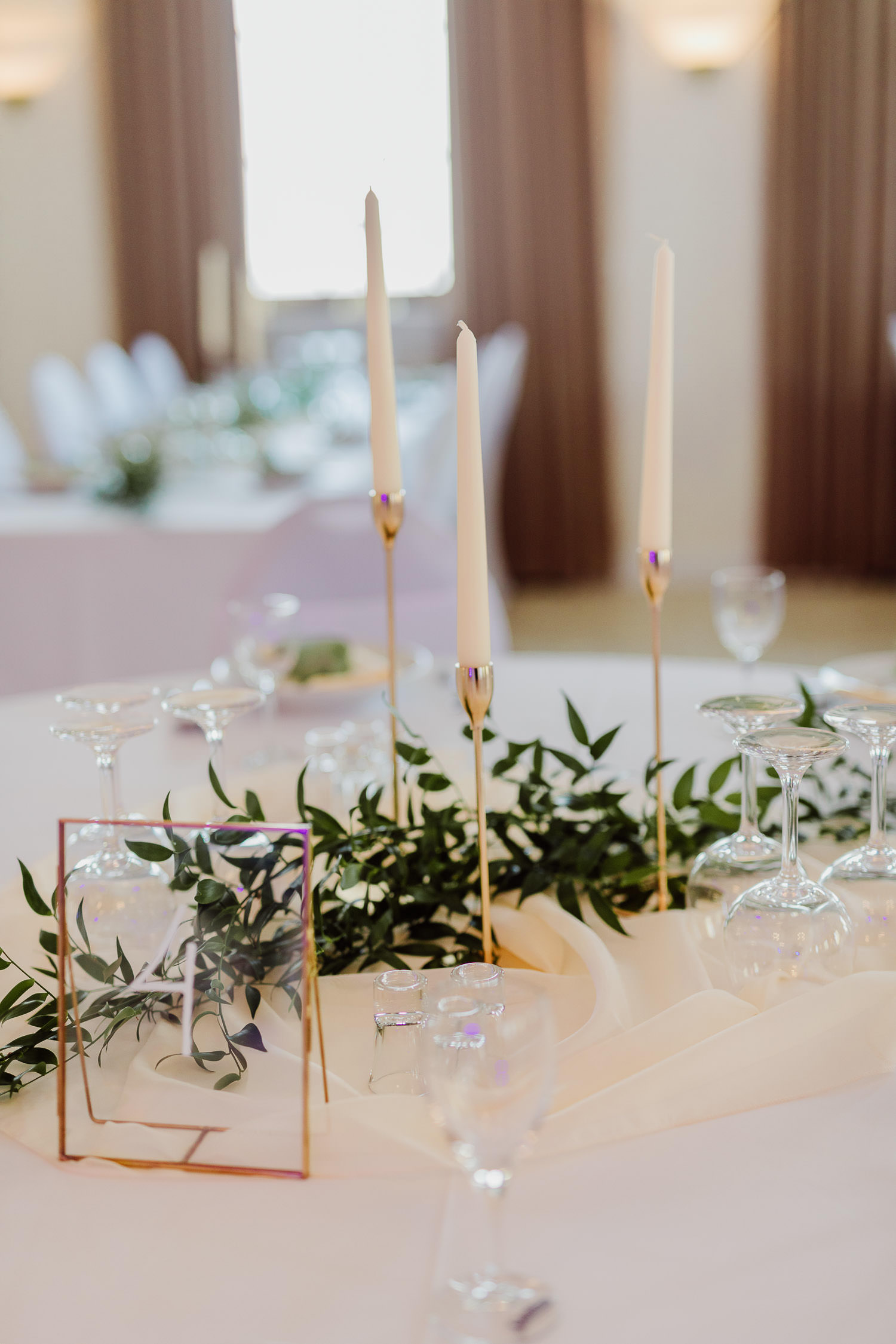 Tischdekoration bei Hochzeit im eventcenter bad oeynhausen